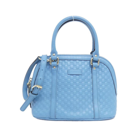 Gucci Light Blue Leather Handbag ()