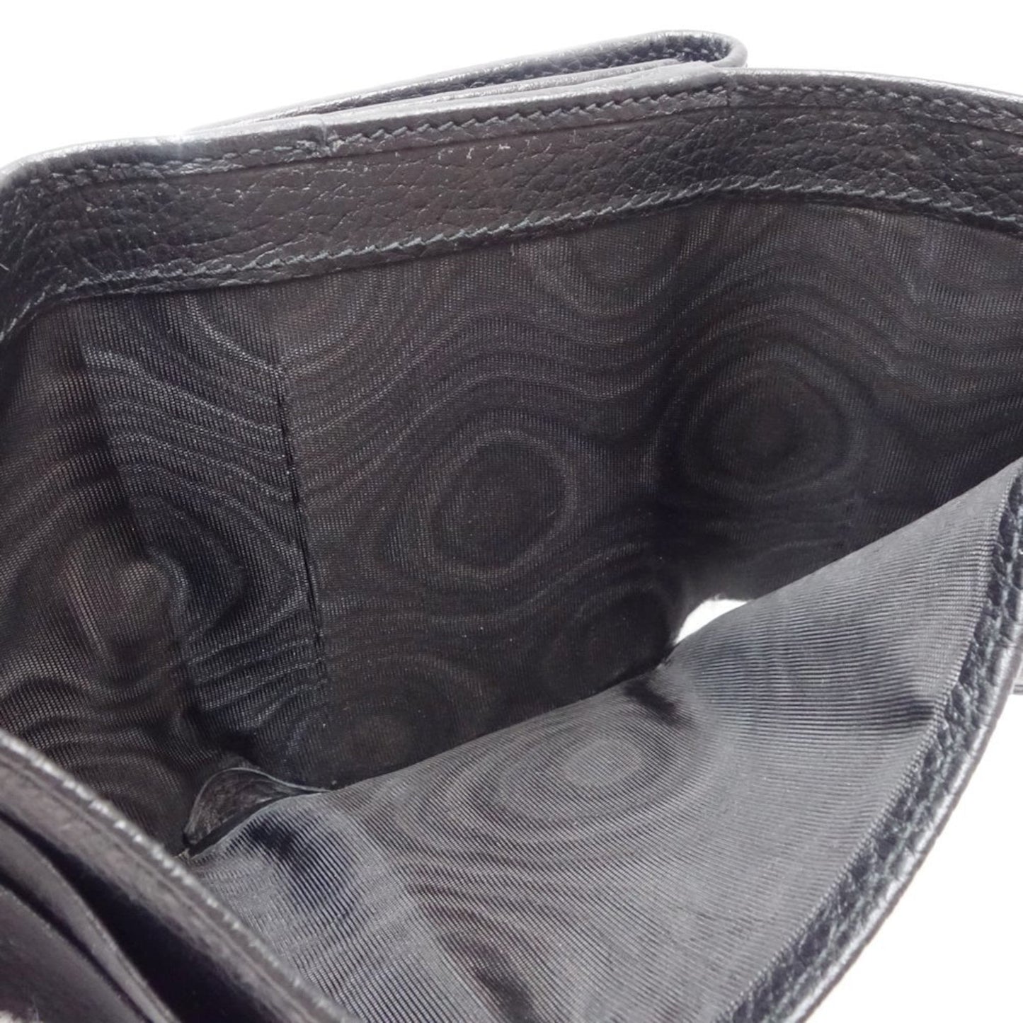 Gucci Black Leather Wallet (Tri-Fold)