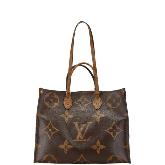 Louis Vuitton Monogram Reverse Brown Pvc Leather Handbag Shoulder Bag ()
