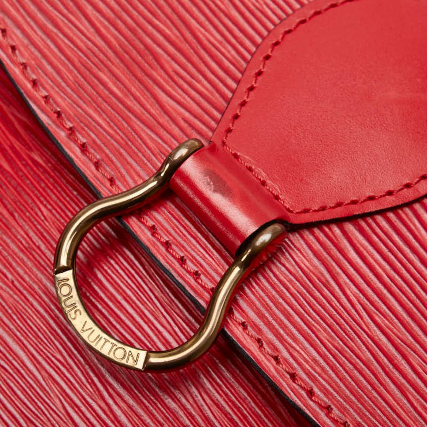 Louis Vuitton Castilian Red Leather Shoulder Bag