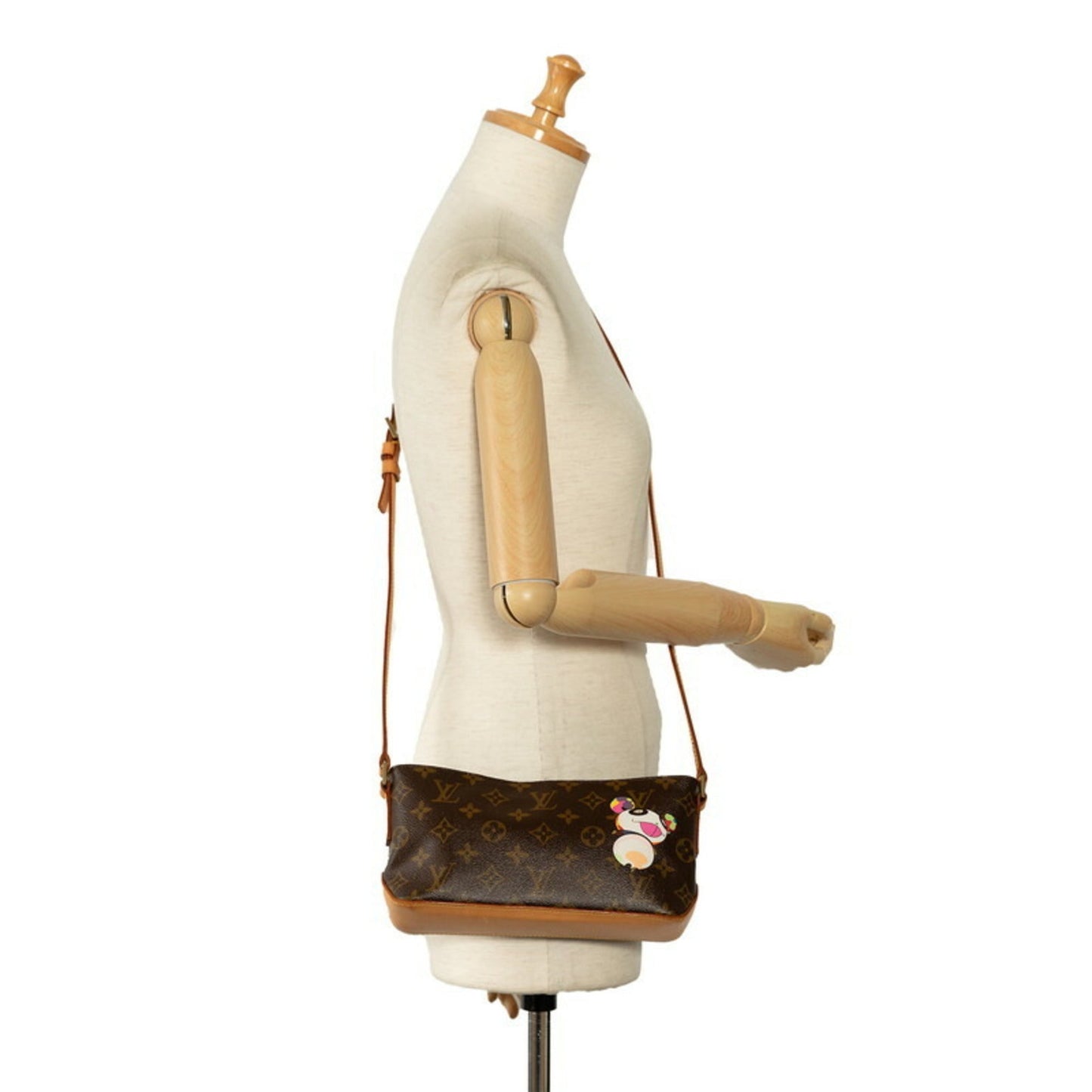 Louis Vuitton Brown Pvc Leather Shoulder Bag