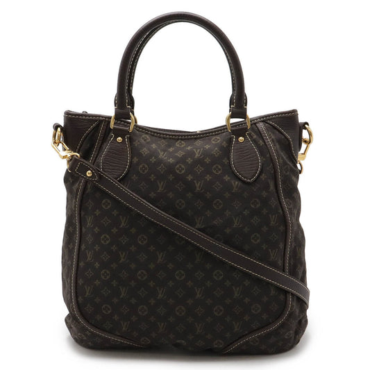 Louis Vuitton Ebene Canvas Leather Shoulder Bag Tote Bag ()