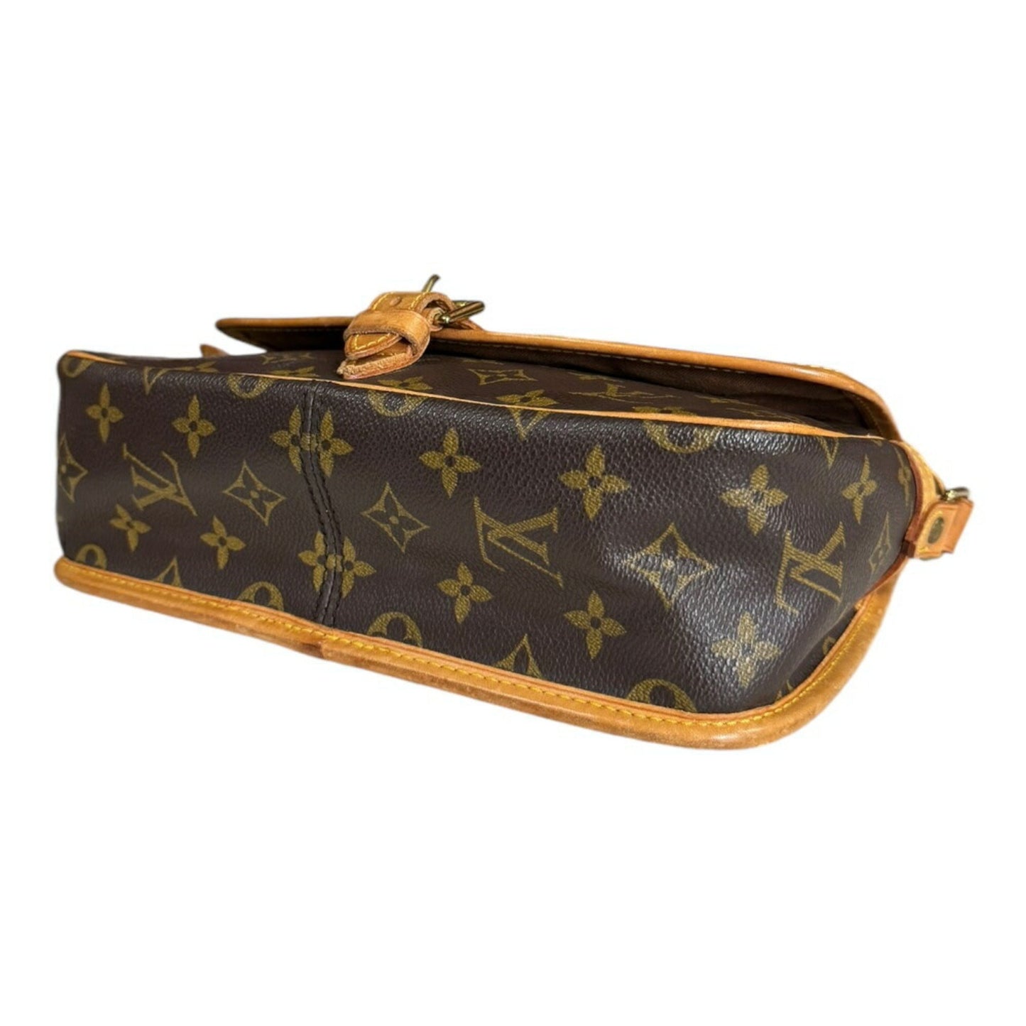 Louis Vuitton Brown Monogram Canvas Shoulder Bag