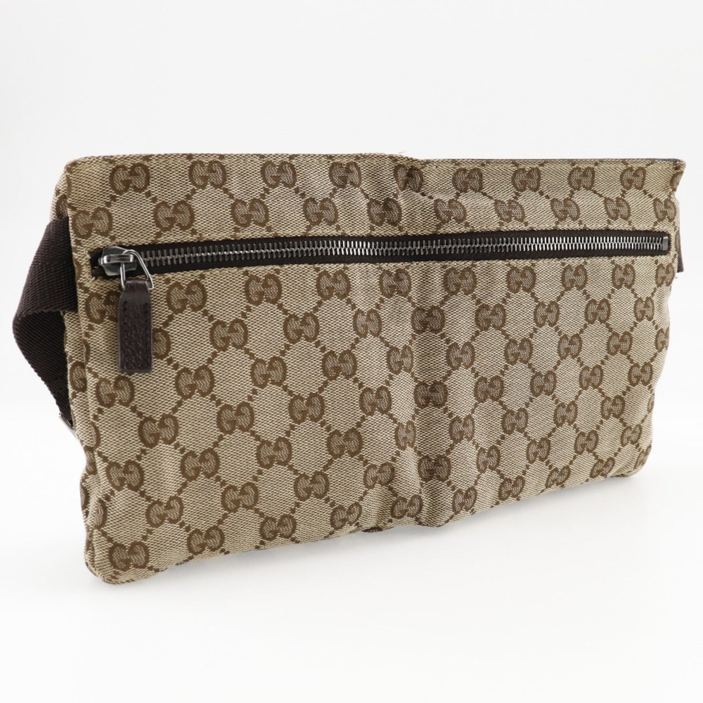 Gucci Beige Gg Canvas Fanny Pack