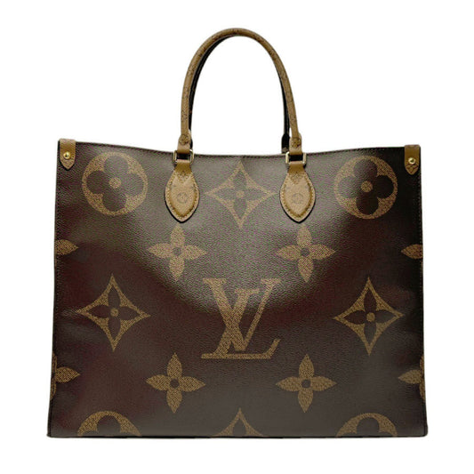 Louis Vuitton Brown Coated Canvas Handbag Shoulder Bag ()