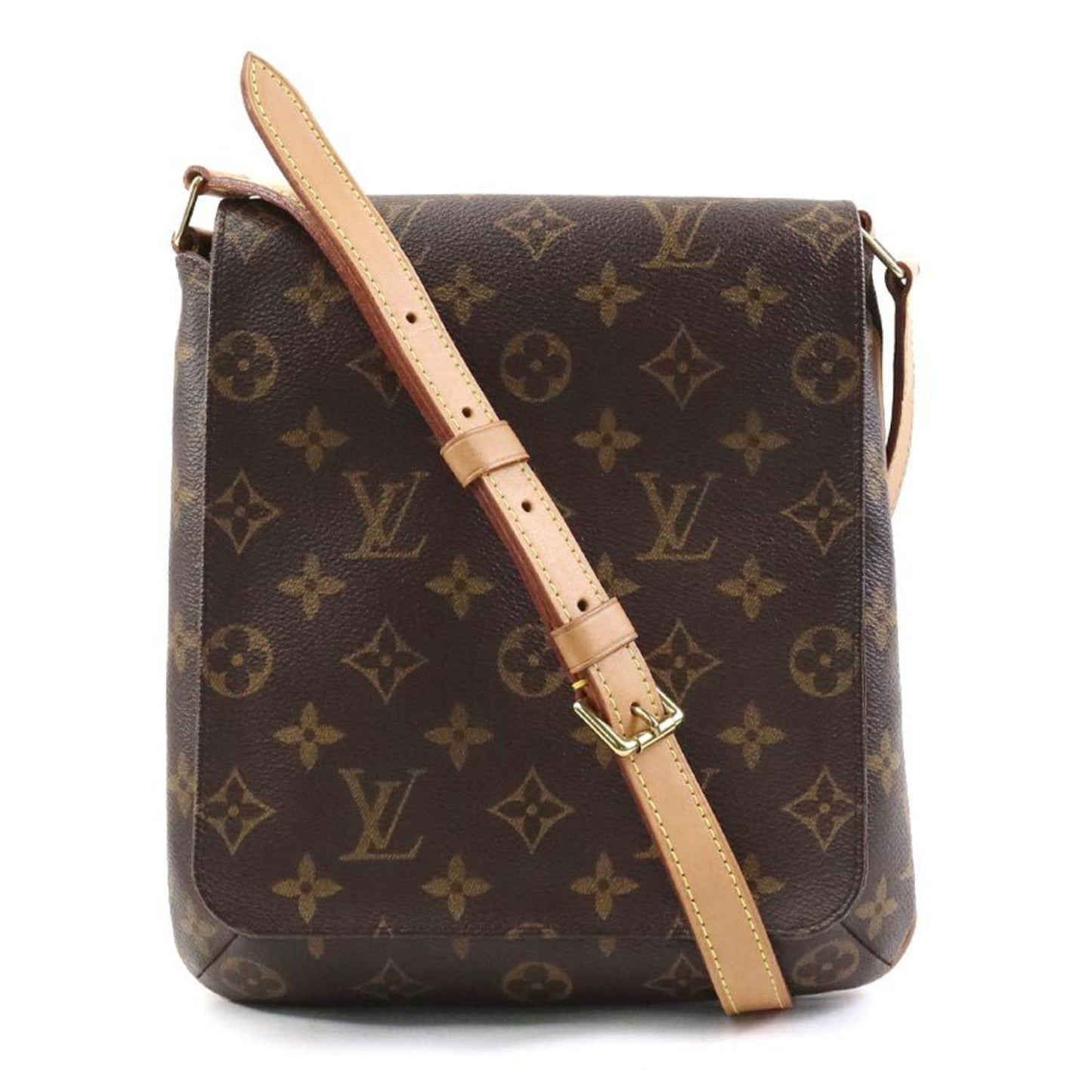 Louis Vuitton Brown Monogram Shoulder Bag ()
