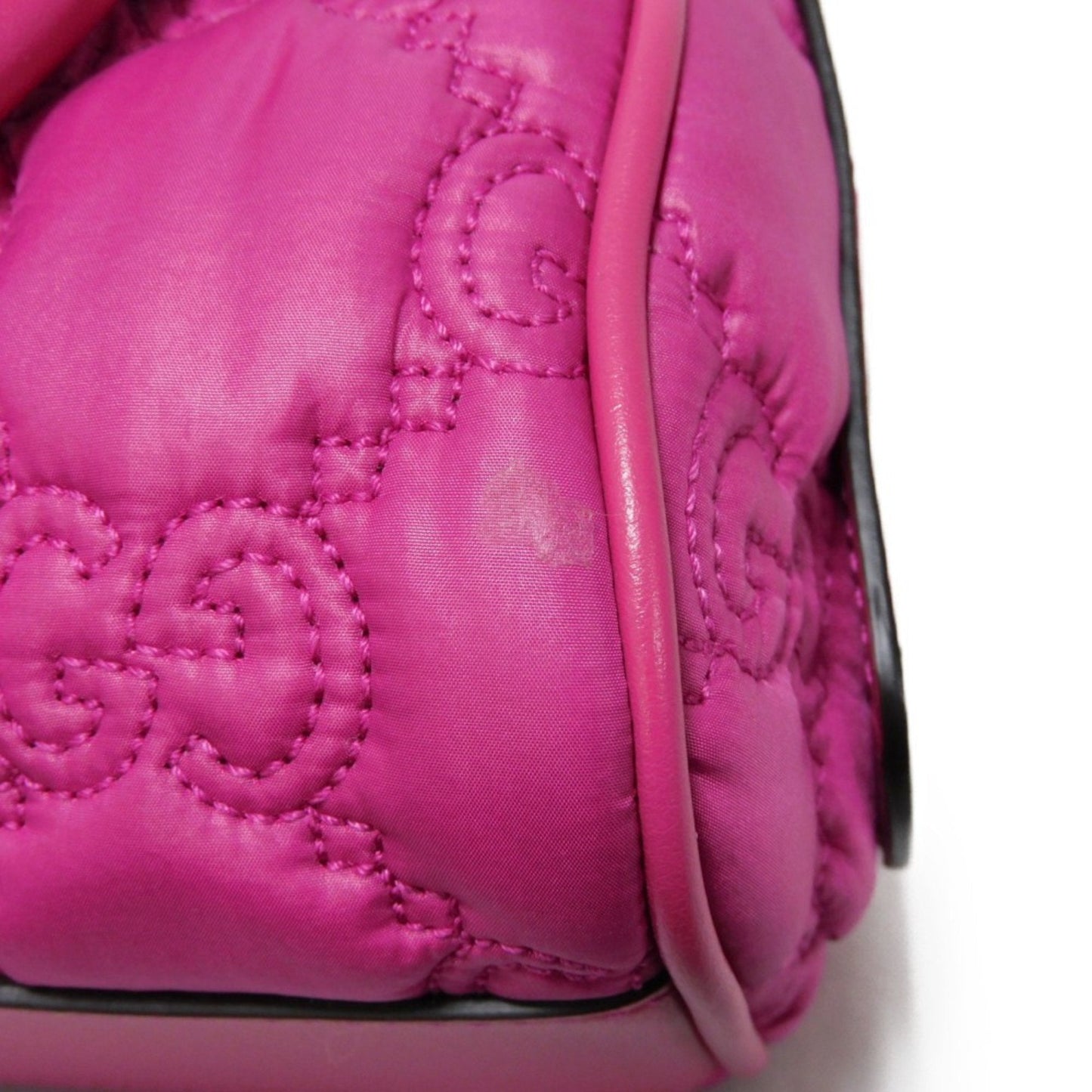 Gucci Pink Nylon Handbag