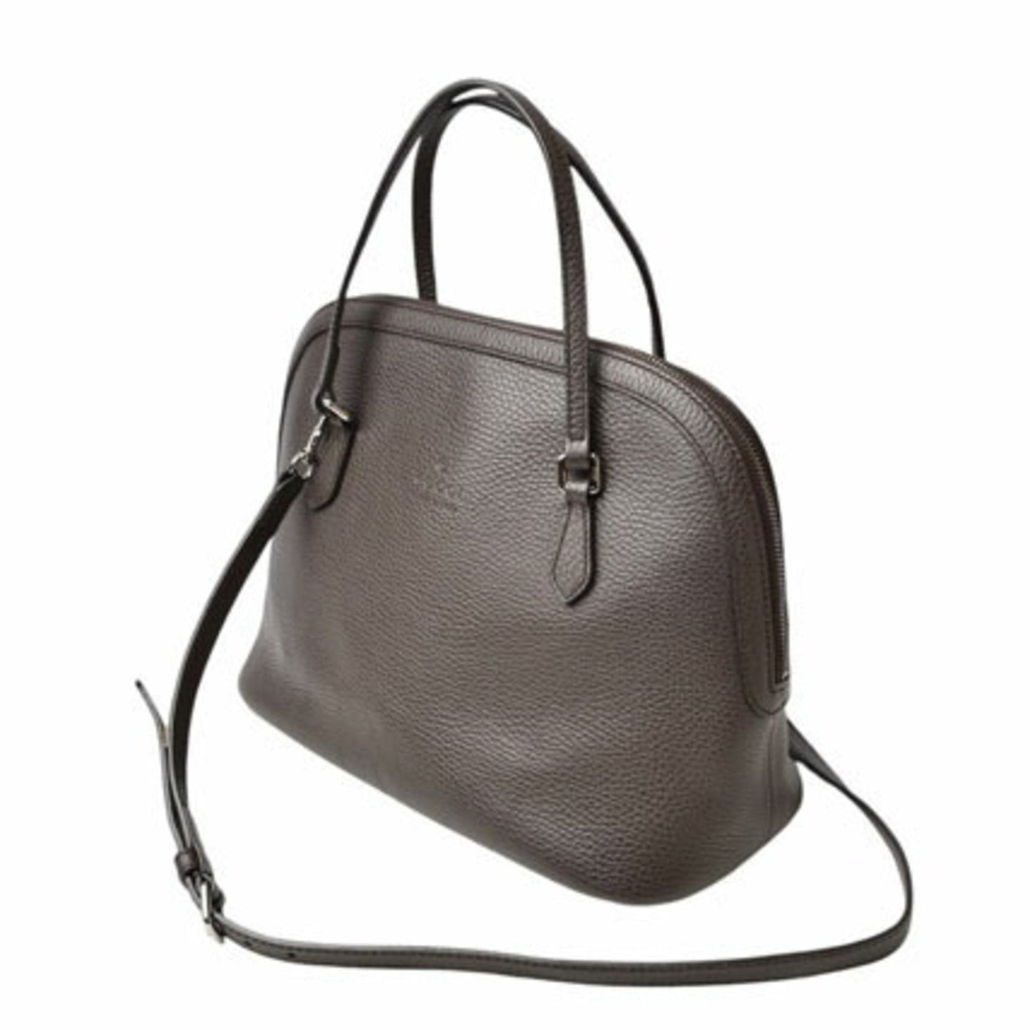 Gucci Dark Brown Leather Handbag Shoulder Bag