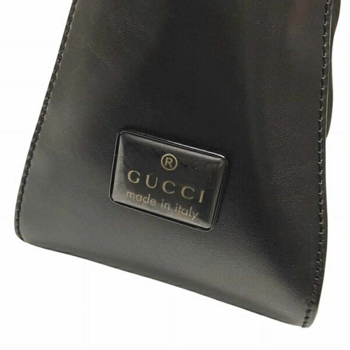 Gucci Black Leather Shoulder Bag