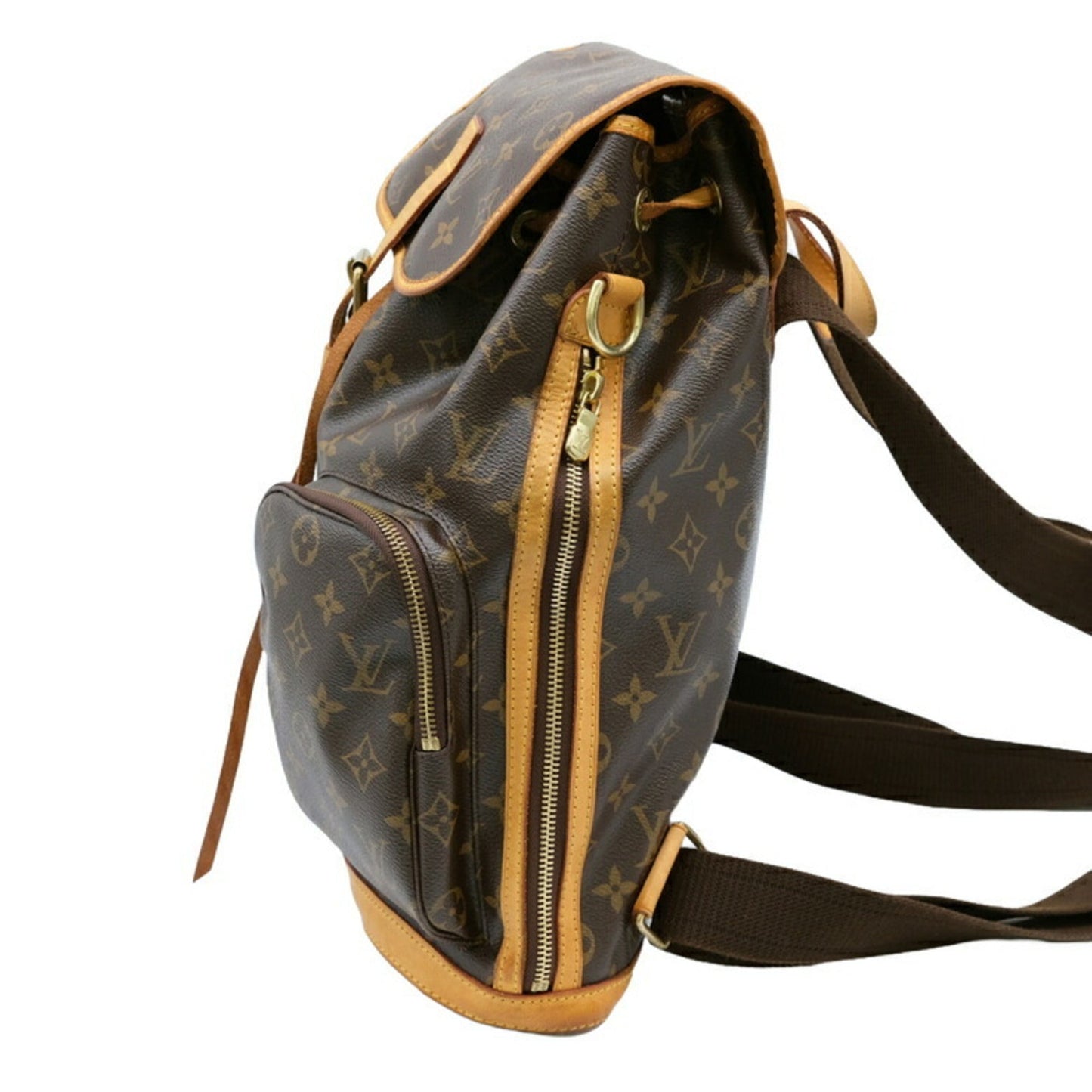 Louis Vuitton Brown Monogram Leather Backpack
