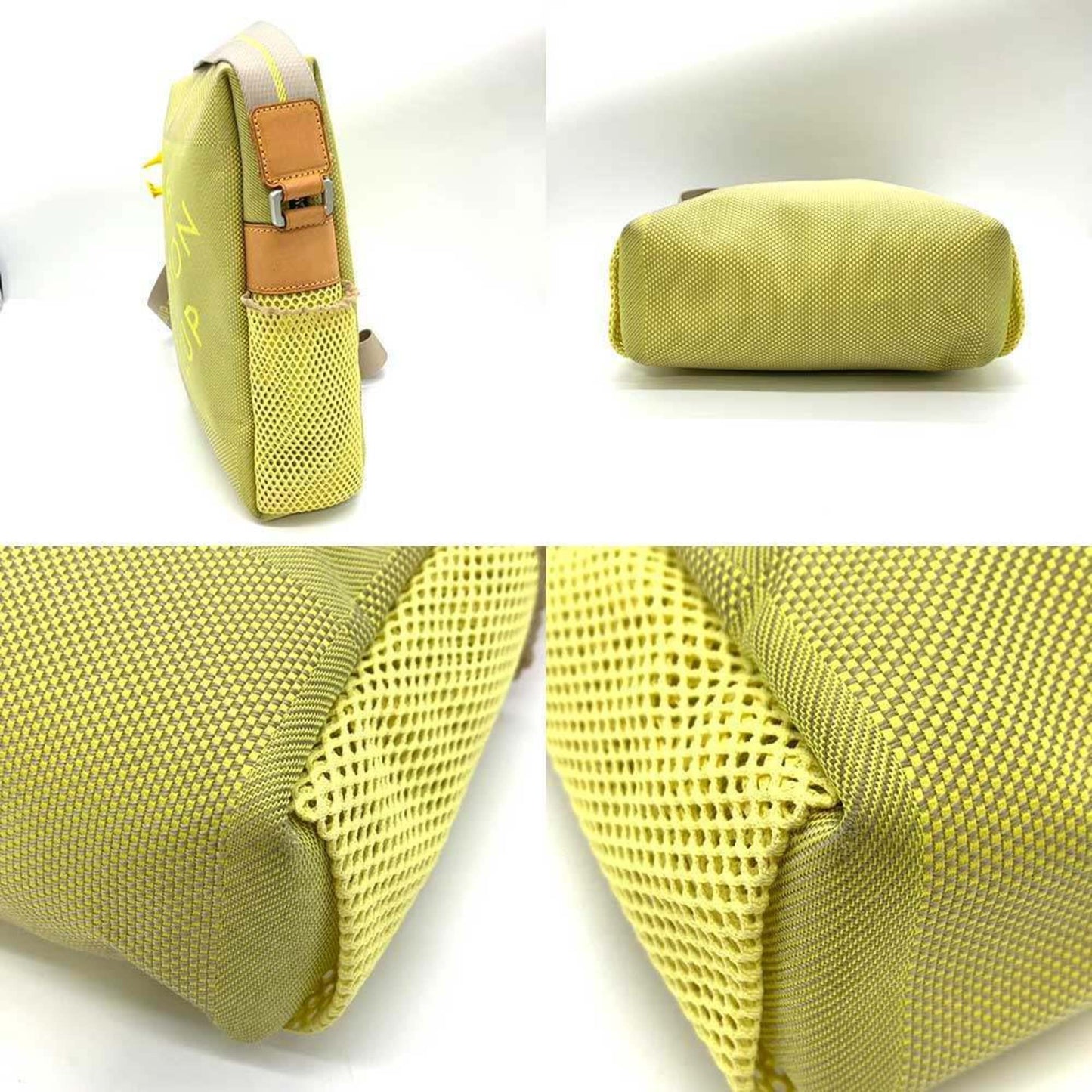 Louis Vuitton Damier Geant Gray Yellow Damier Geant Pochette Shoulder Bag