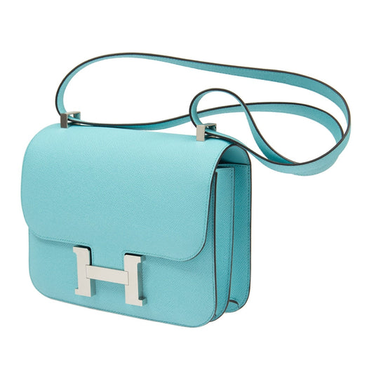 Hermes Constance iii Mini Bag Bleu Atoll