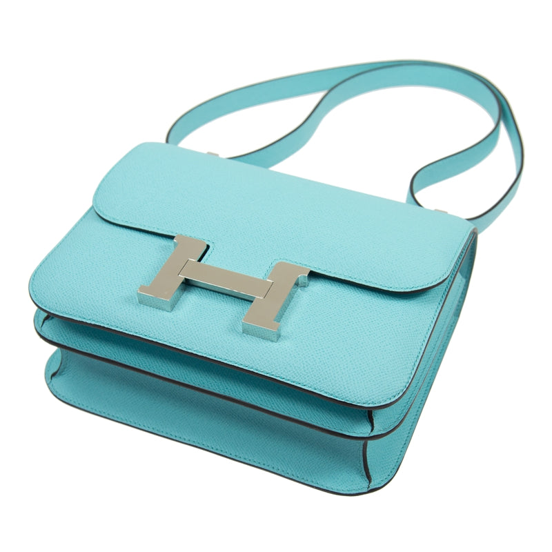 Hermes Constance iii Mini Bag Bleu Atoll