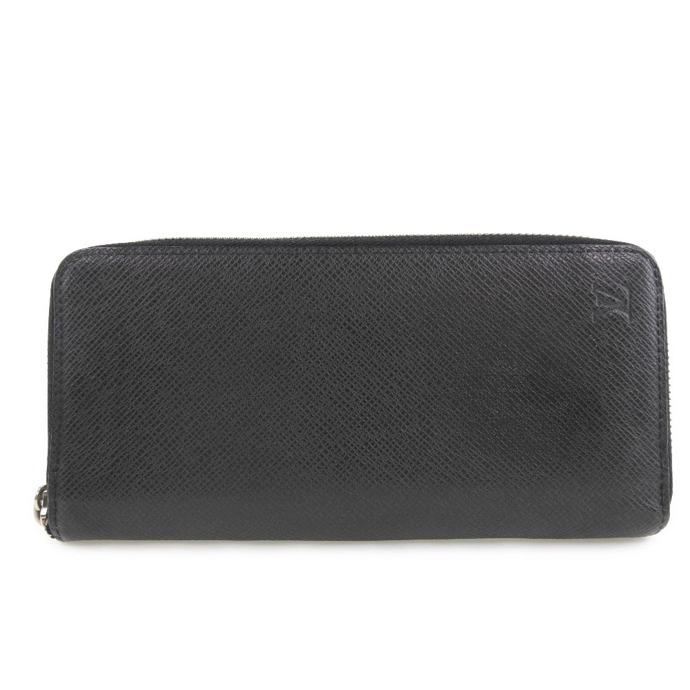 Louis Vuitton Zippy Wallet Vertical Black Leather Wallet  ()