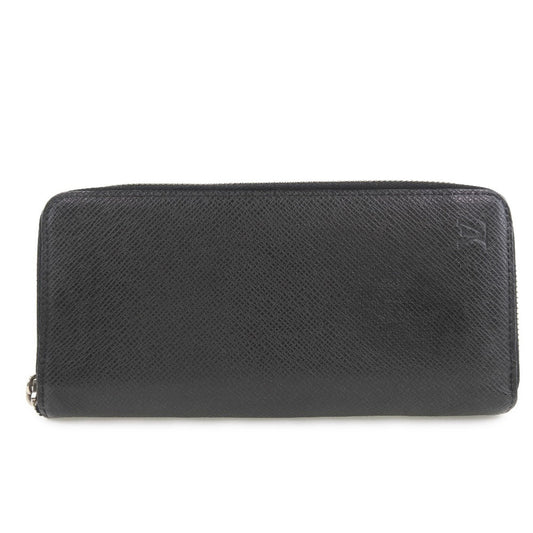 Louis Vuitton Zippy Wallet Vertical Black Leather Wallet  ()