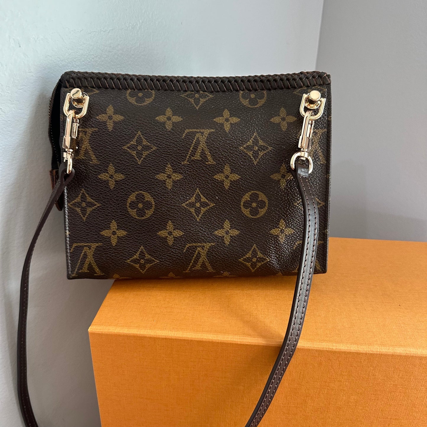 The Cygnet Crossbody -Orvis bags Monogram in Chocolate