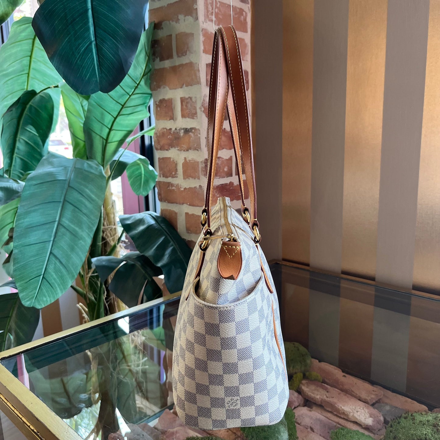 LOUIS VUITTON Totally PM Damier Azur