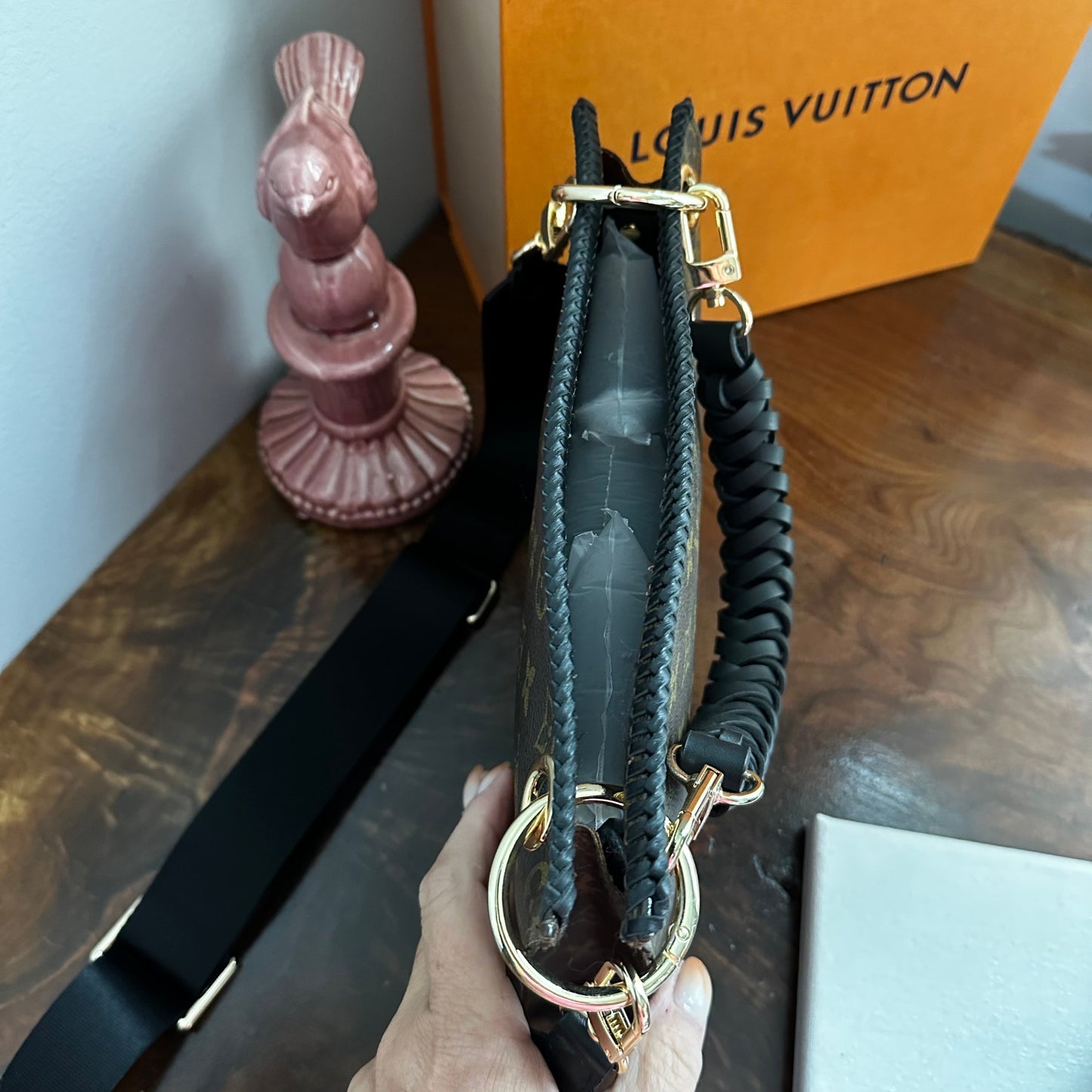 The Swan Crossbody -Orvis bags Monogram in Black