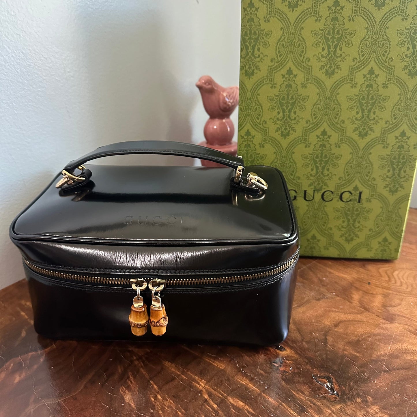 The Junco Crossbody/Clutch - Larger Orvis bags Gucci Bamboo Cosmetic Bag in Black Leather