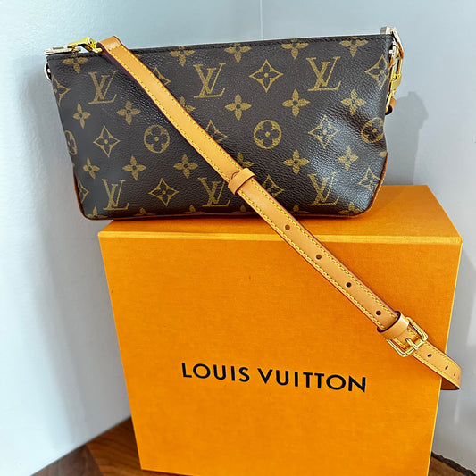 The Junco Crossbody -Orvis bags LV Monogram in Vachetta