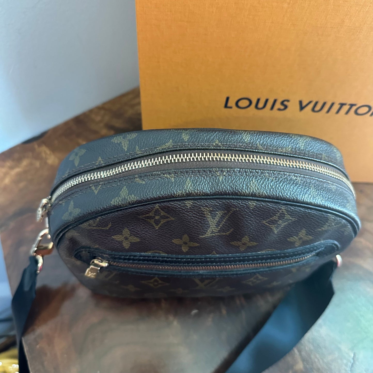 The Cockatiel Crossbody -Orvis bags LV Monogram in Black