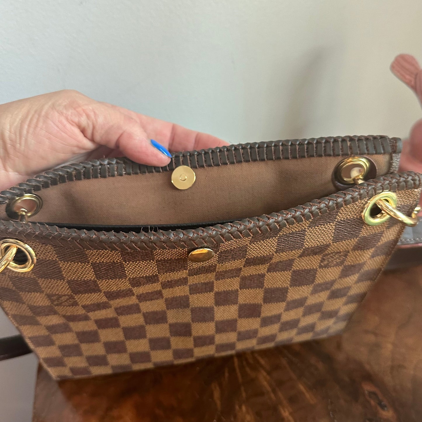 The Swan Crossbody -Orvis bags Damier in Brown