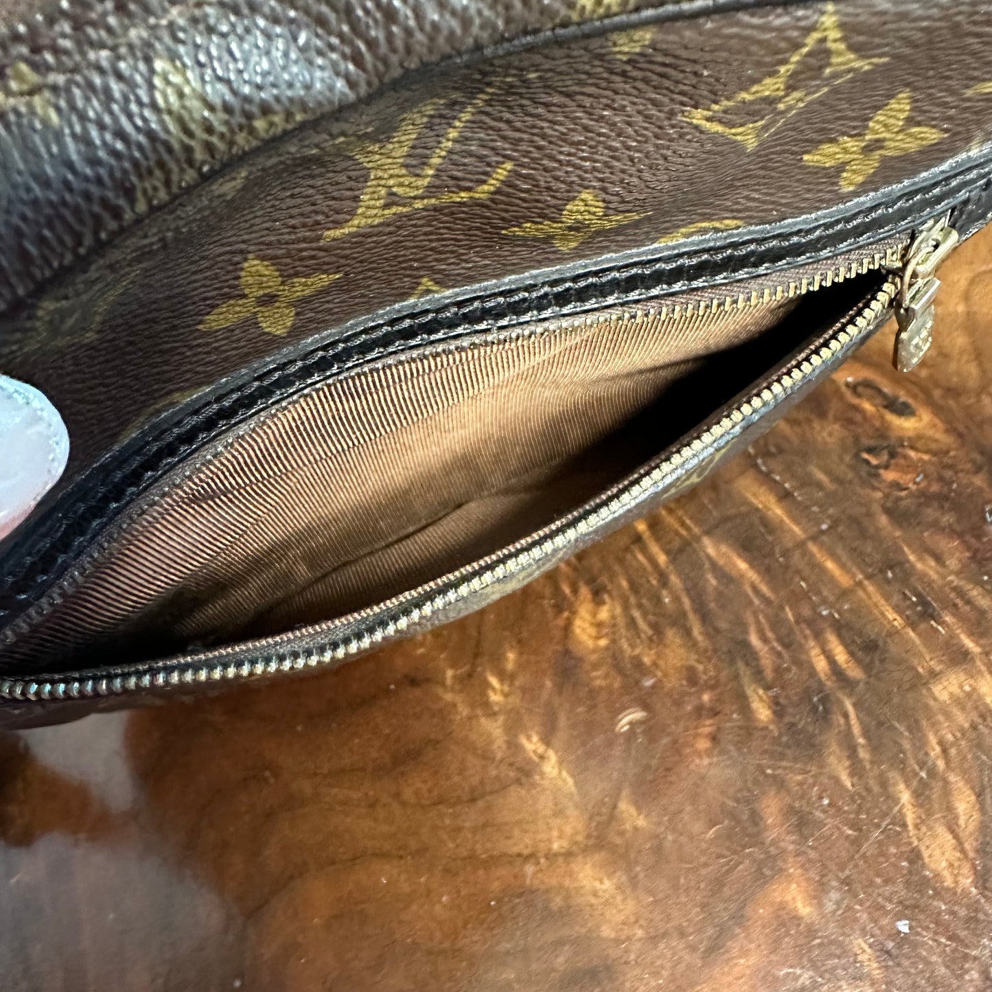 The Cockatiel Crossbody -Orvis bags LV Monogram in Black