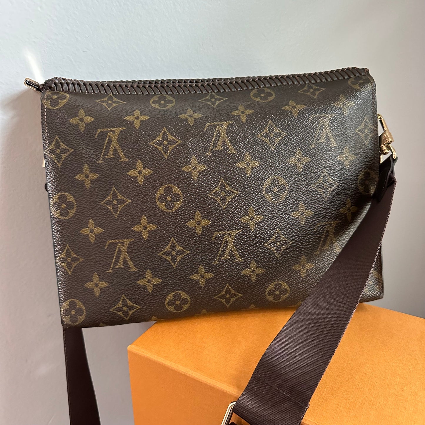 The Swan Crossbody -Orvis bags Monogram in Brown