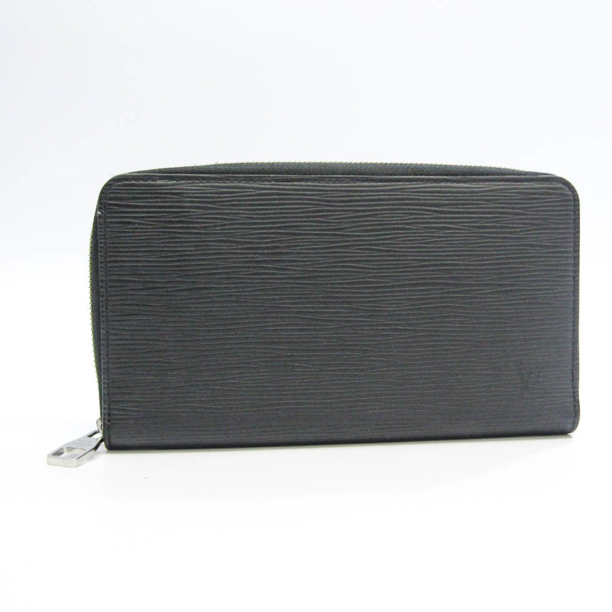 Louis Vuitton Zippy Organizer Black Leather Wallet  ()
