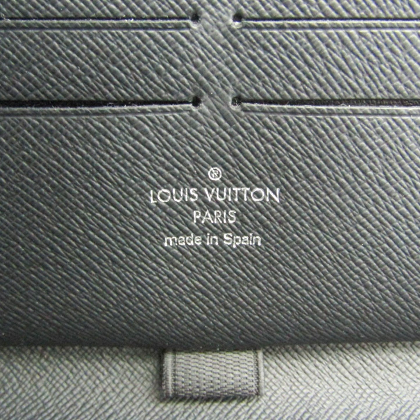 Louis Vuitton Zippy Organizer Black Leather Wallet