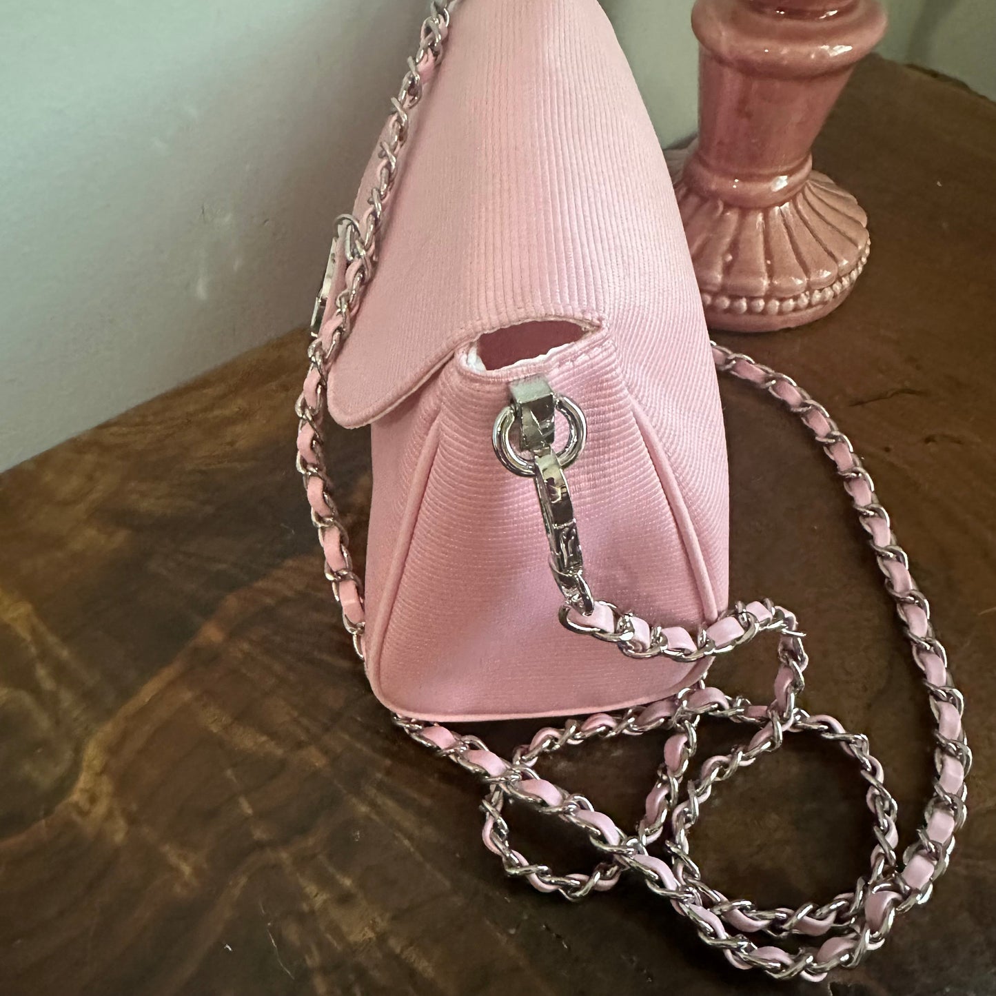 The Junco Crossbody Bag - Pale Pink Dior