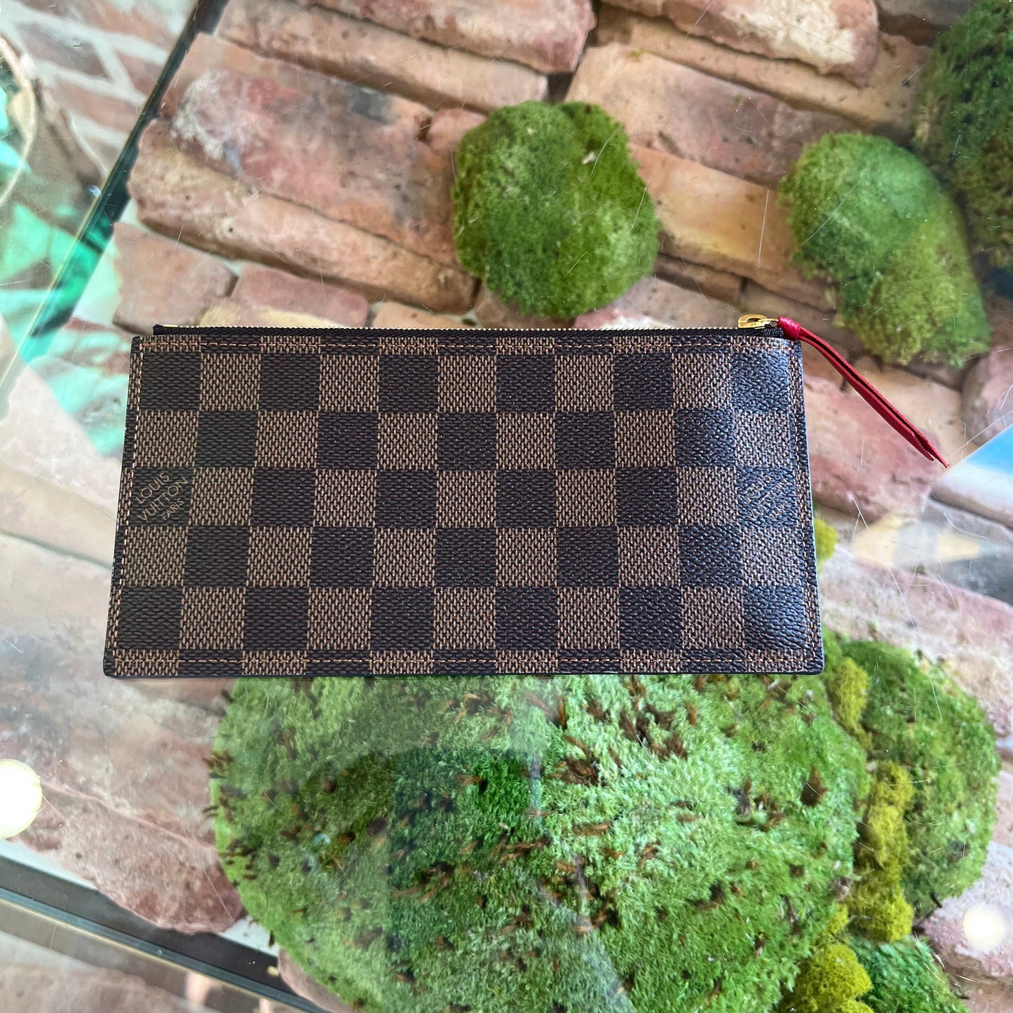 LOUIS VUITTON Felicie Pochette Damier Ebene Shoulder Bag