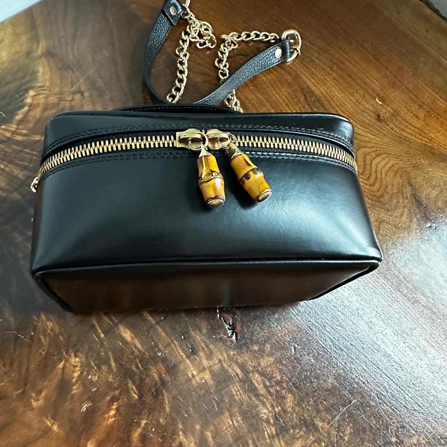 The Junco Crossbody/Clutch -Orvis bags Gucci Bamboo Cosmetic Bag in Black Leather