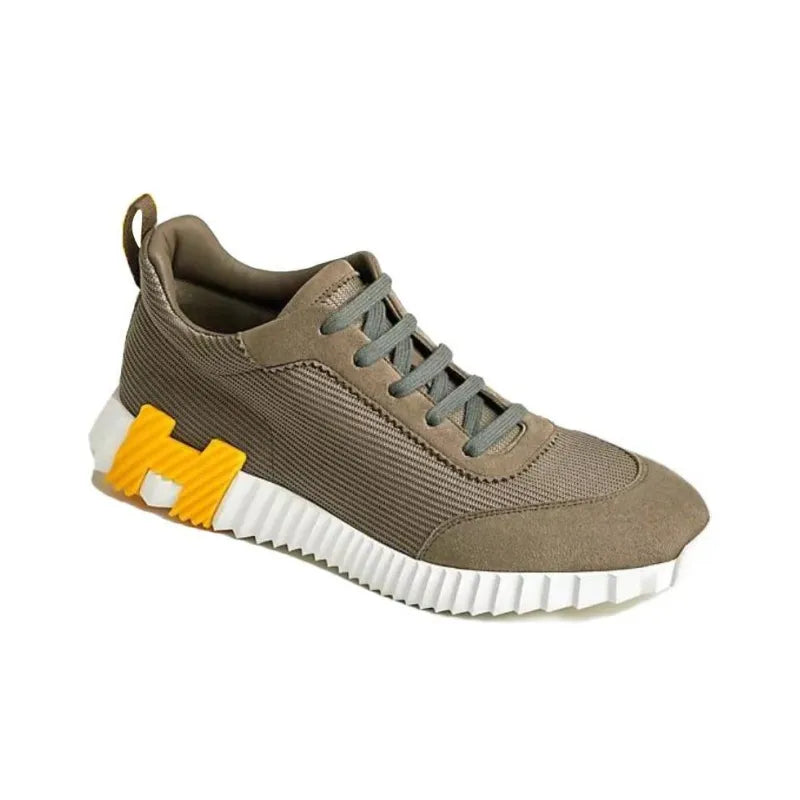 Hermes Bouncing Sneaker Khaki Yellow