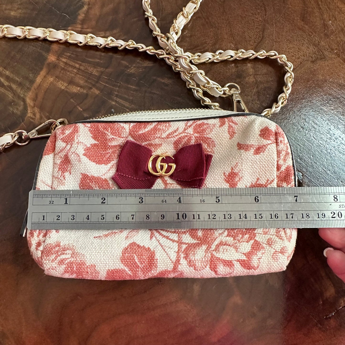The Junco Crossbody - Gucci GG Floral Bow Bag