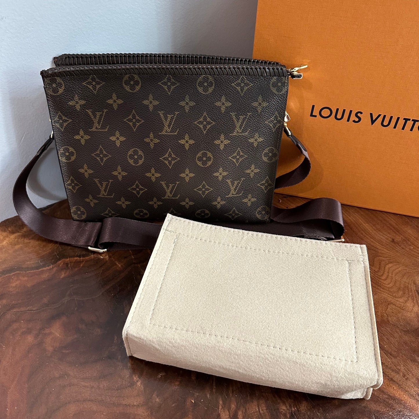 The Swan Crossbody -Orvis bags Monogram in Brown