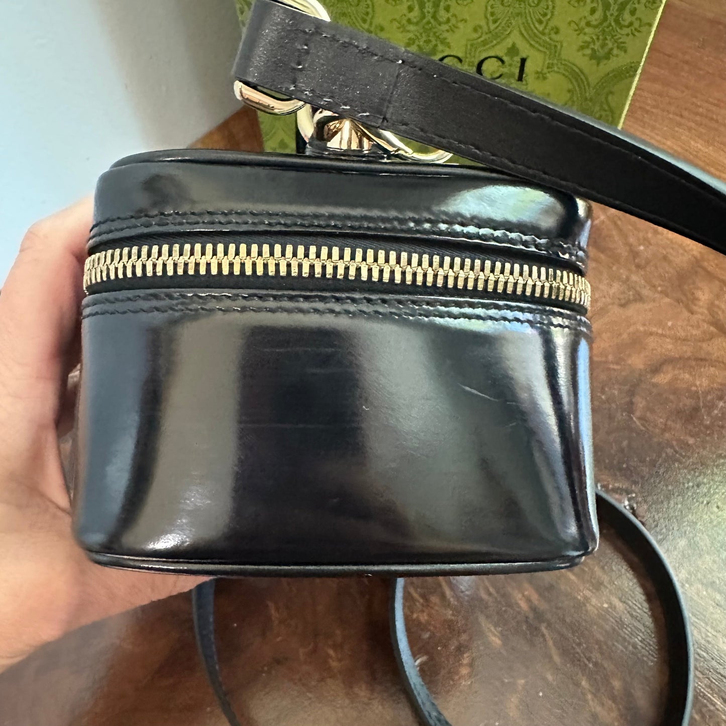 The Junco Crossbody/Clutch -Orvis bags Gucci Bamboo Cosmetic Bag in Black Leather