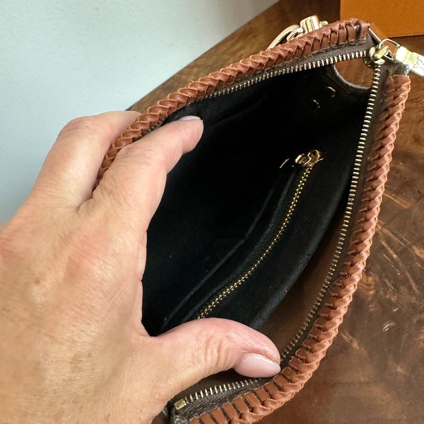 The Cygnet Crossbody -Orvis bags Monogram in Whiskey