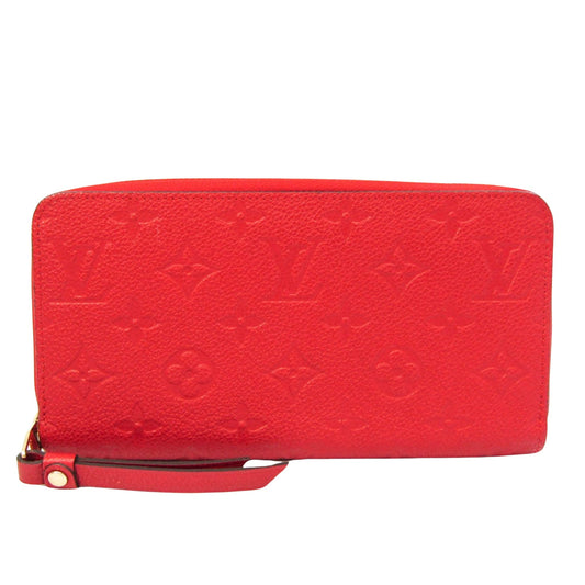 Louis Vuitton Zippy Wallet Red Canvas Wallet  ()