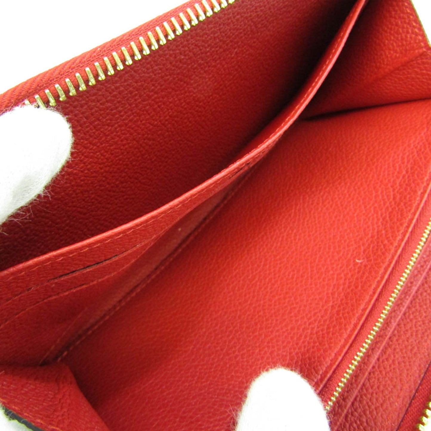 Louis Vuitton Zippy Wallet Red Canvas Wallet