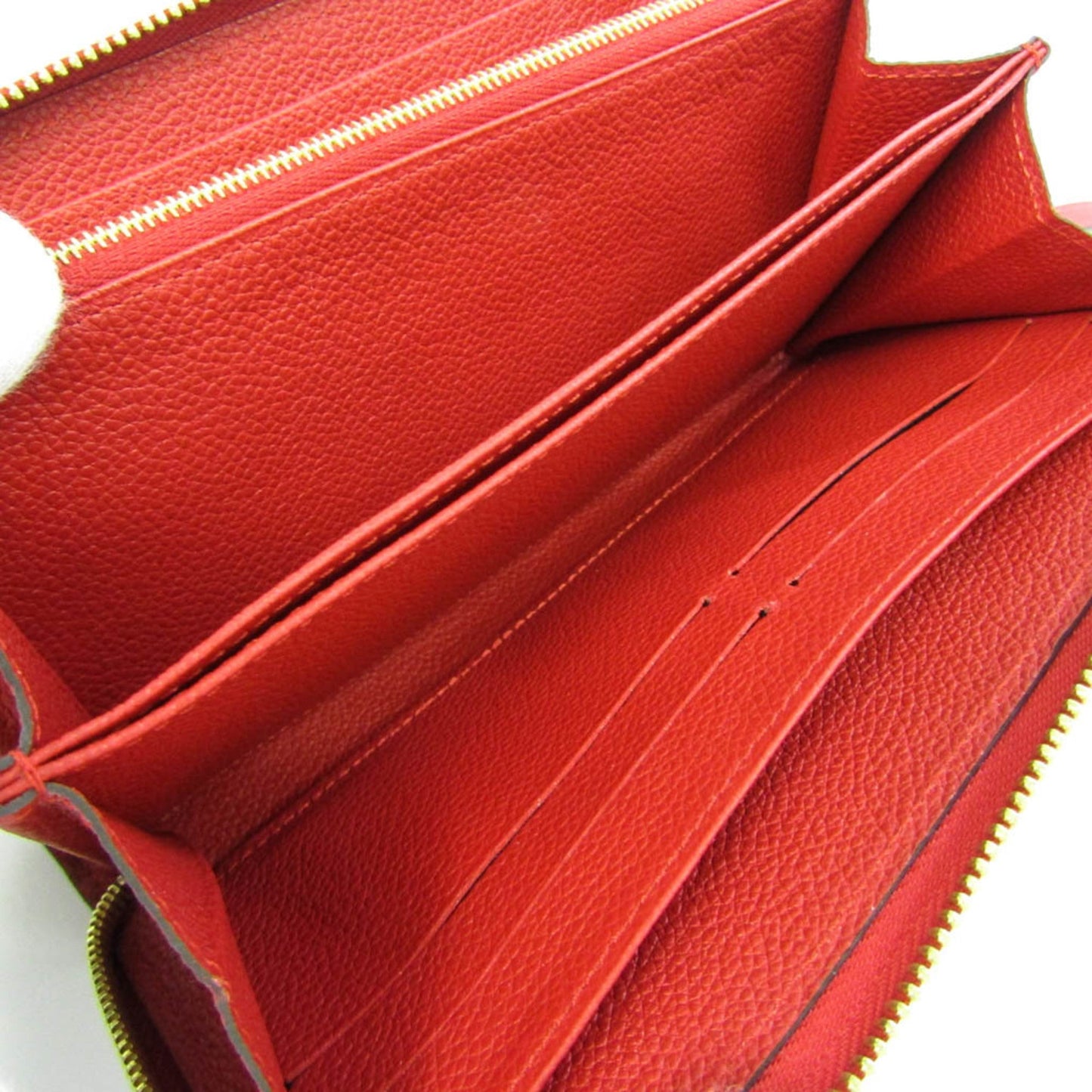 Louis Vuitton Zippy Wallet Red Canvas Wallet