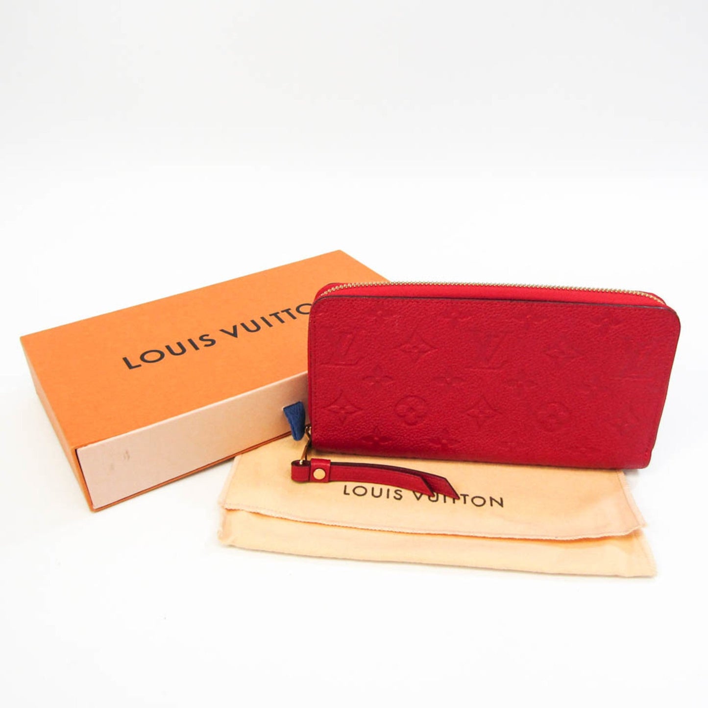 Louis Vuitton Zippy Wallet Red Canvas Wallet