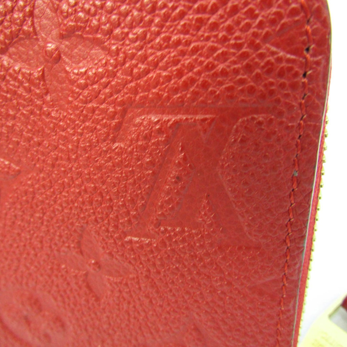 Louis Vuitton Zippy Wallet Red Canvas Wallet