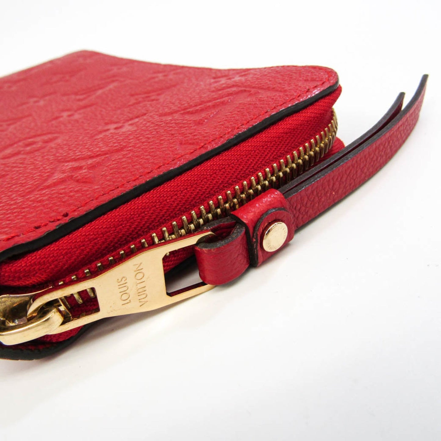 Louis Vuitton Zippy Wallet Red Canvas Wallet