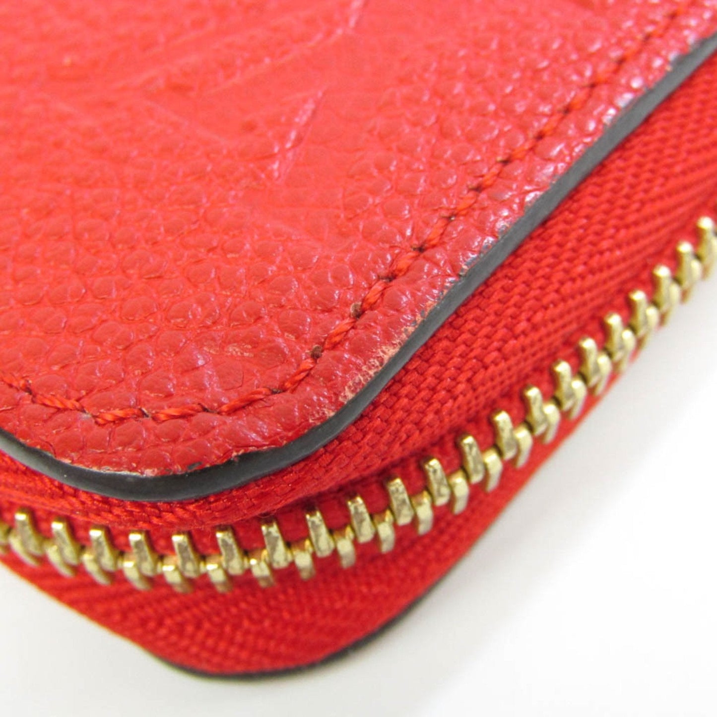 Louis Vuitton Zippy Wallet Red Canvas Wallet