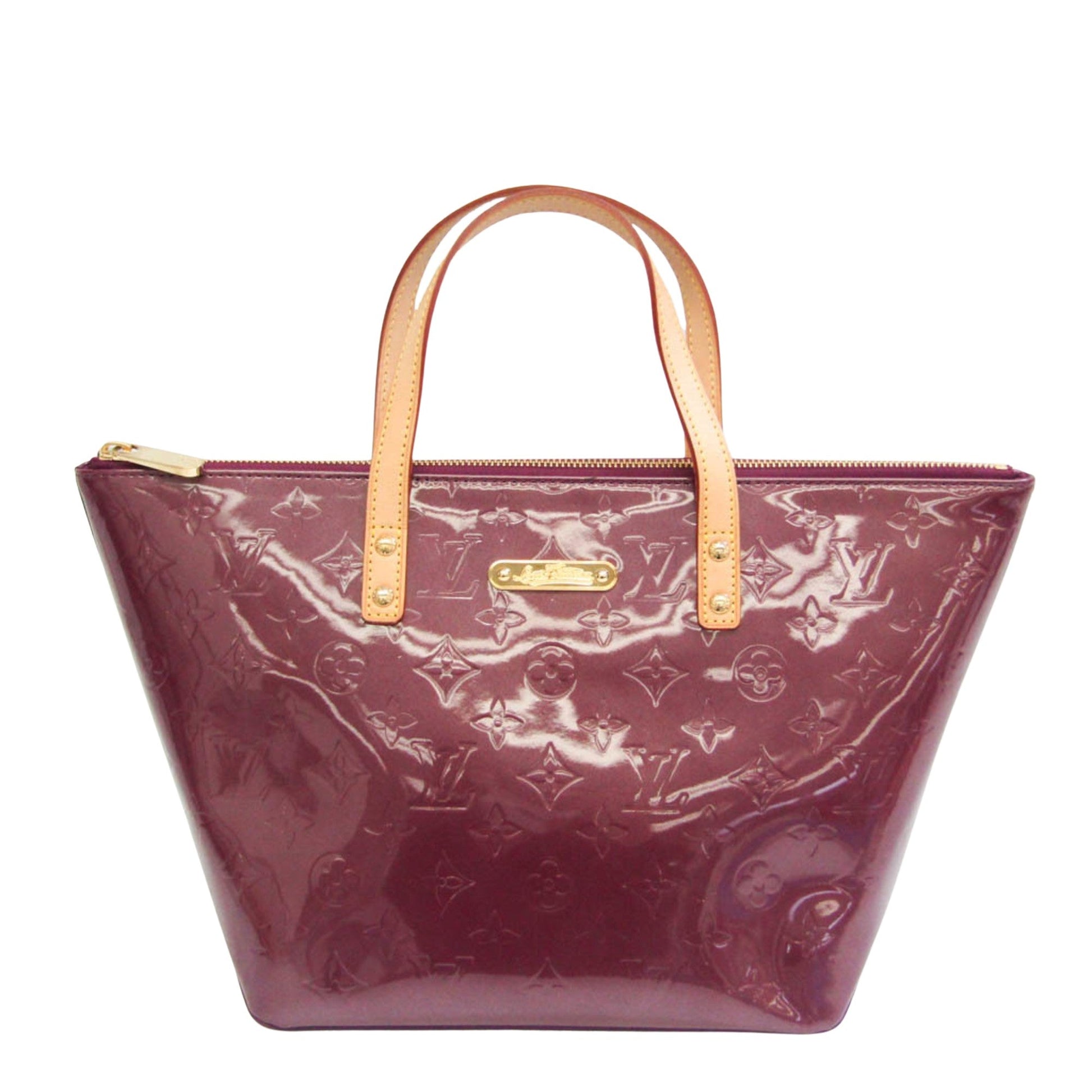 Louis Vuitton Bellevue Pm Purple Patent Leather Handbag ()
