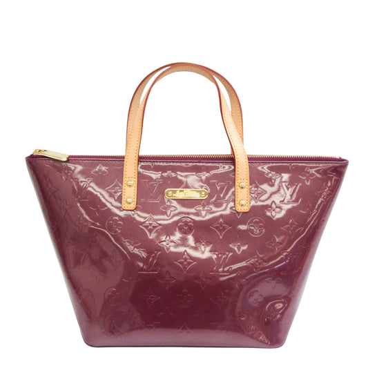 Louis Vuitton Bellevue Pm Purple Patent Leather Handbag ()