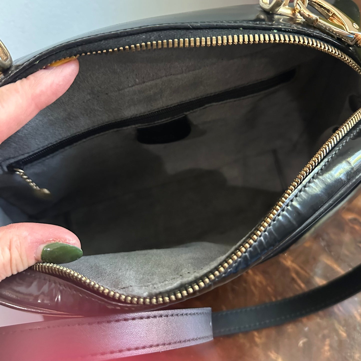 The Junco Crossbody/Clutch - Larger Orvis bags Gucci Bamboo Cosmetic Bag in Black Leather (Vertical)