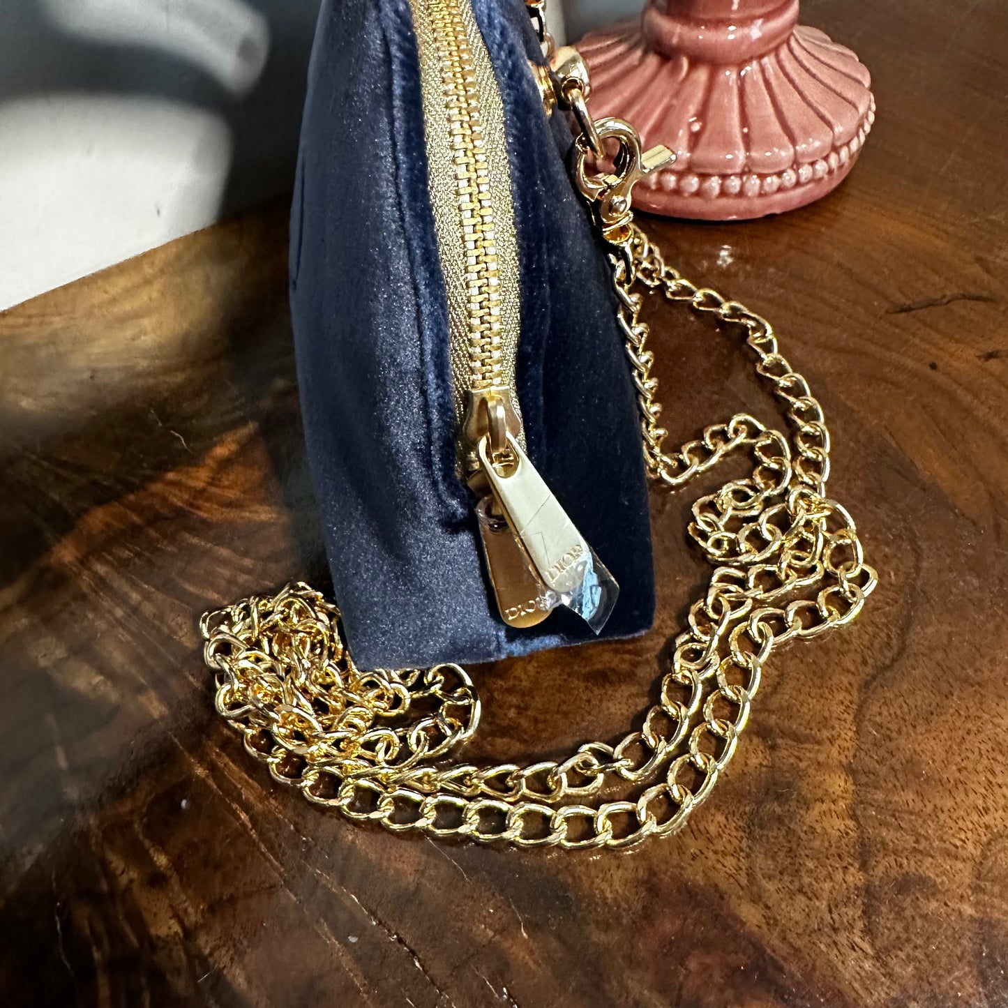 The Junco Crossbody Bag - Blue Velvet Dior