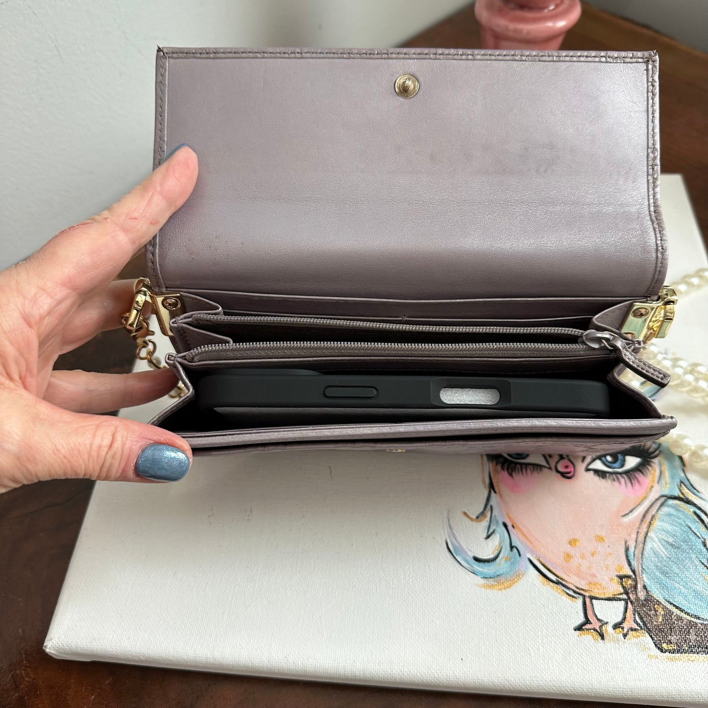 The Junco Wallet/Crossbody - Orvis bags GG in Pale Purple